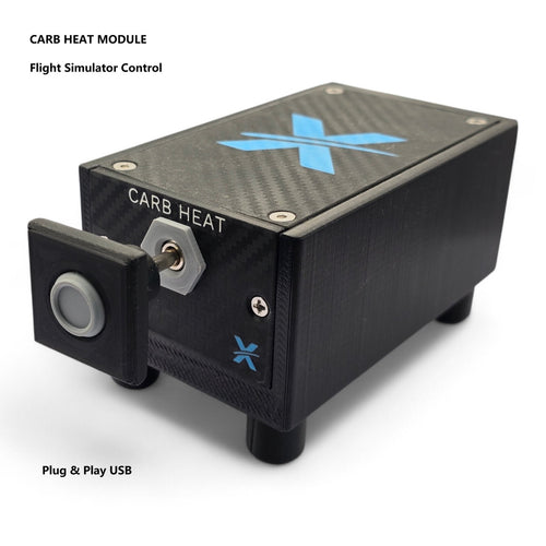 Flight Simulator Carb Heat Module – Realistic General Aviation Cockpit Controls (MSFS, X-Plane, Aerofly, Prepar3D) - Project-X