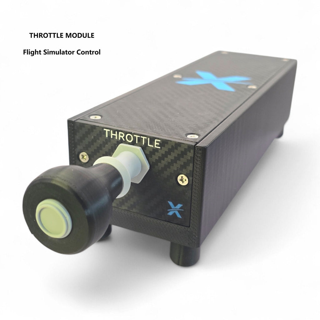 Starter Bundle 2 – GA Flight Sim Cockpit Kit | Throttle & Carb Heat Modules | MSFS & X-Plane - Project-X